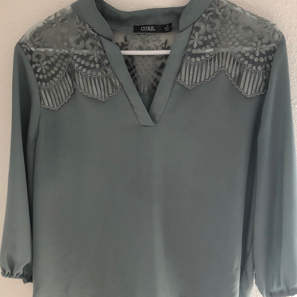 The CURE! Green/teal blouse!